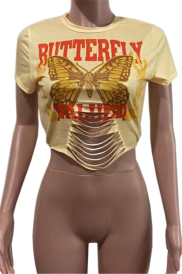 Butterfly Crop Top